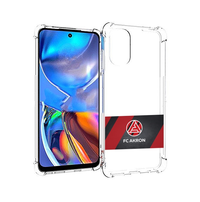 

Чехол MyPads фк акрон тольятти мужской для Motorola Moto E32, Прозрачный, Tocco