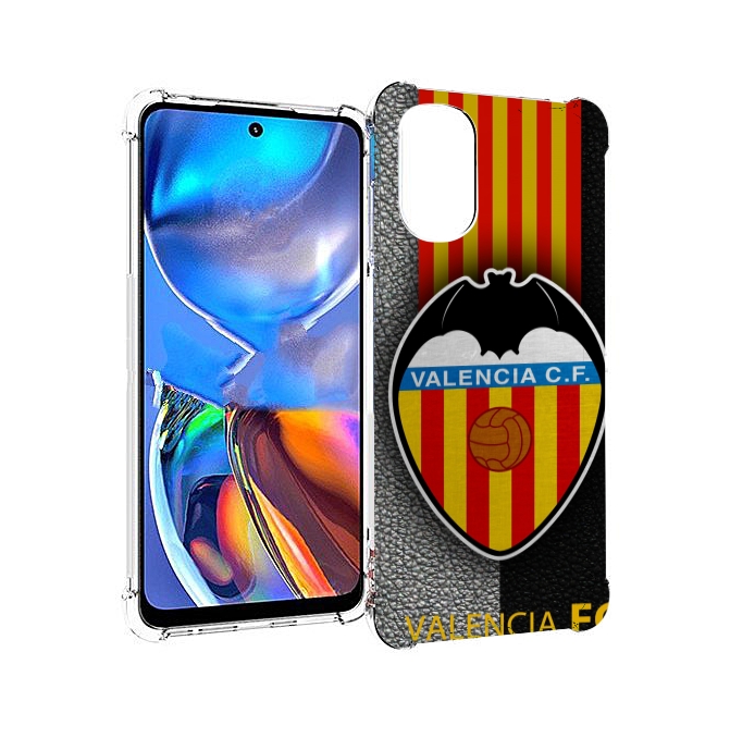 

Чехол MyPads фк валенсия мужской для Motorola Moto E32, Прозрачный, Tocco