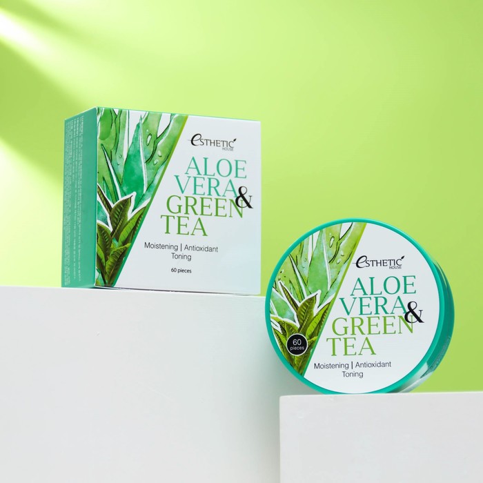 

Гидрогелевые патчи для глаз Aloe Vera&Green Tea Hydrogel Eye Patch, 60 шт.