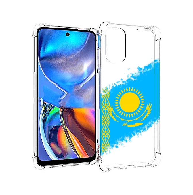 

Чехол MyPads флаг Казахстана для Motorola Moto E32, Прозрачный, Tocco