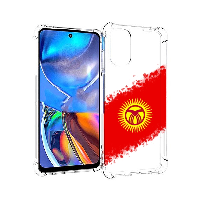 

Чехол MyPads флаг Киргизии для Motorola Moto E32, Прозрачный, Tocco