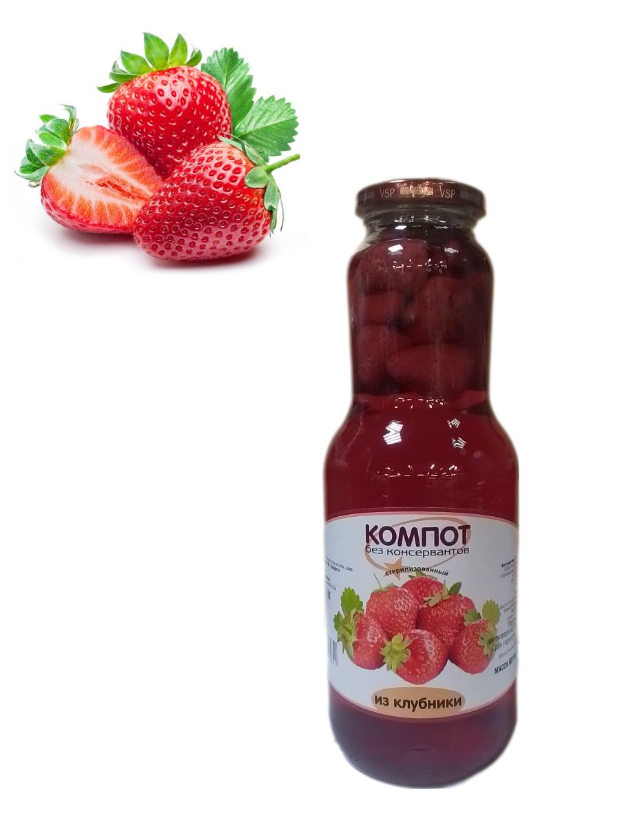 

Компот клубника, 1 л