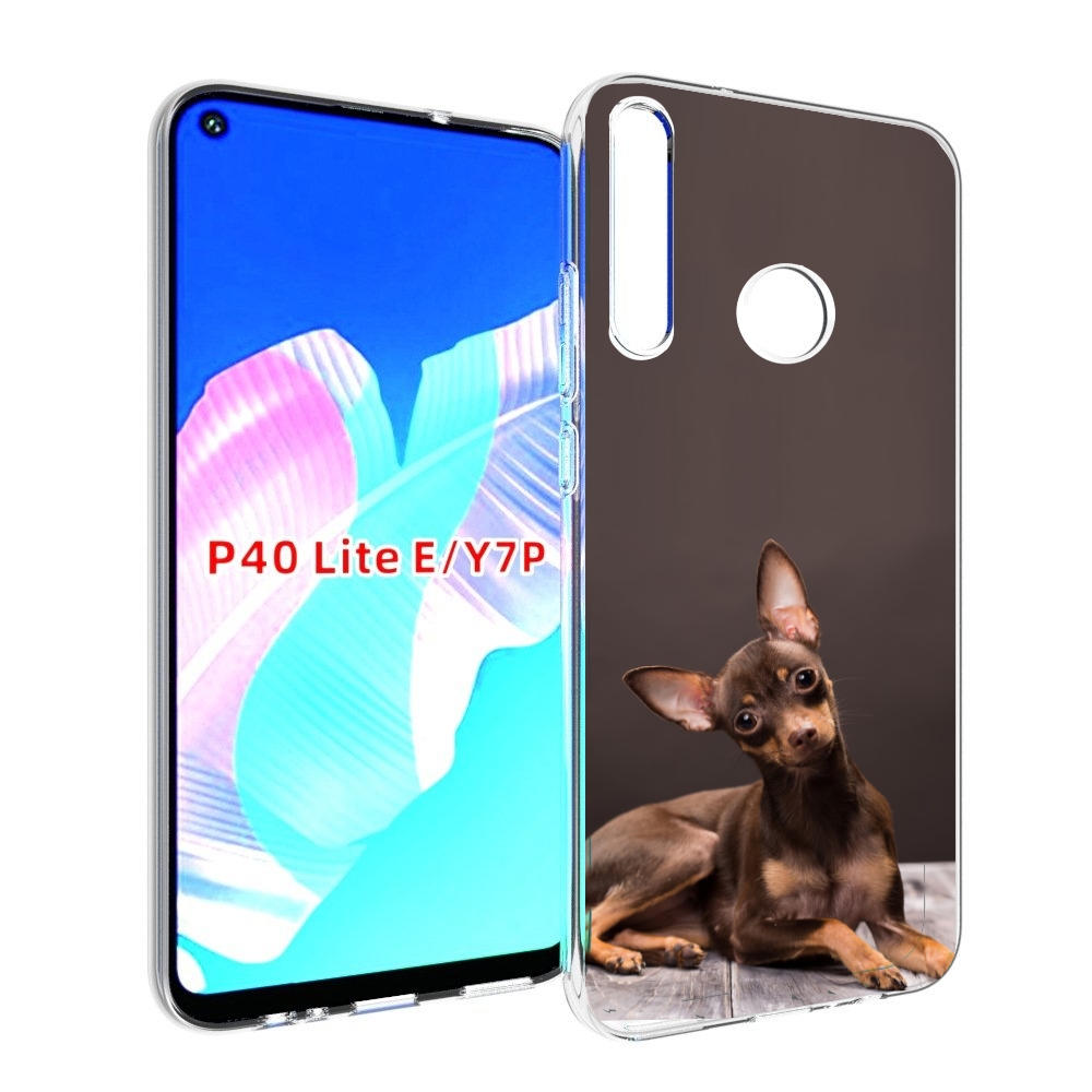 

Чехол бампер MyPads тои терьер для Huawei P40 Lite E, Прозрачный, Tocco