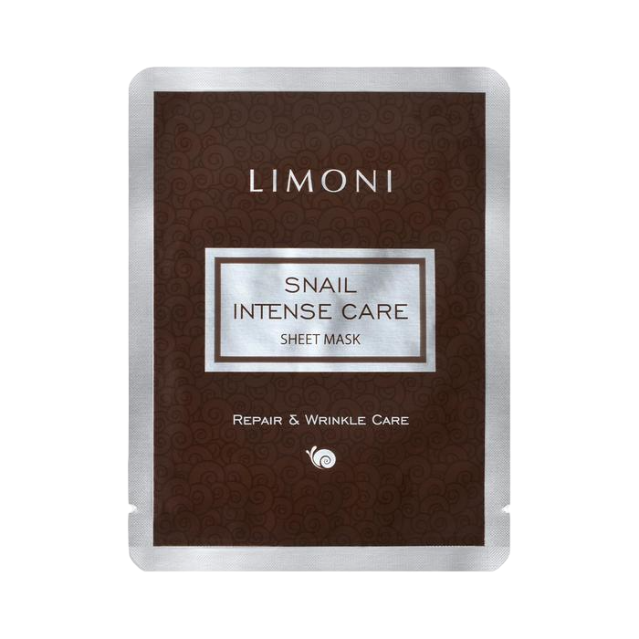 

Маска для лица Limoni Sheet Mask интенсивная с экстрактом секреции улитки, 18 г