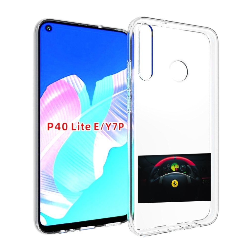 

Чехол бампер MyPads феррари ferrari 2 для Huawei P40 Lite E, Прозрачный, Tocco