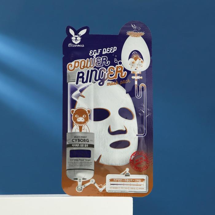 

Регенерирующая маска для лица Elizavecca EGF Deep Power Ringer Mask Pack, 23 мл