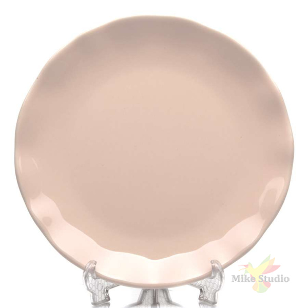 фото Тарелка bergama 19 см бледно-розовый kutahya porcelen