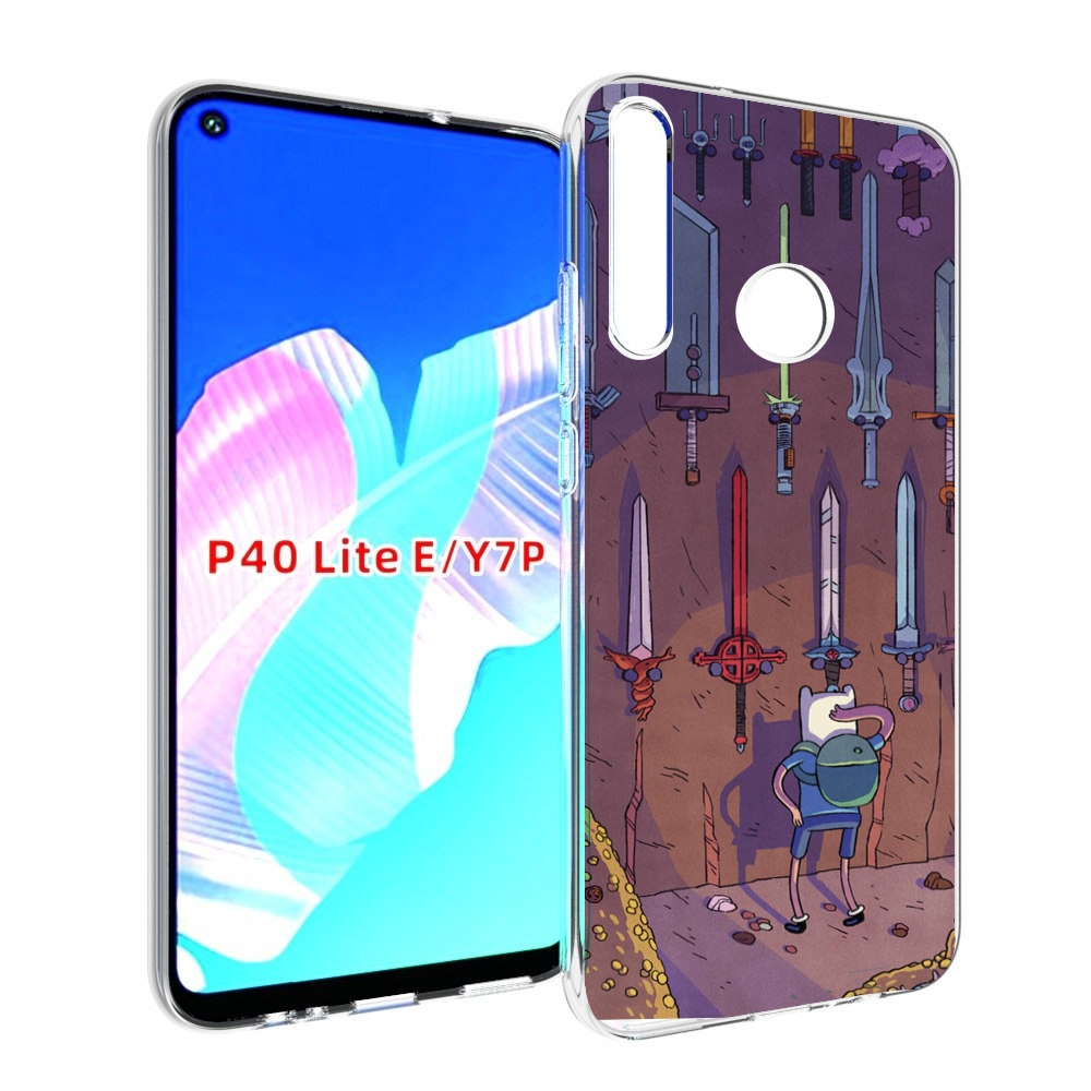 

Чехол бампер MyPads фин ищет меч для Huawei P40 Lite E, Прозрачный, Tocco