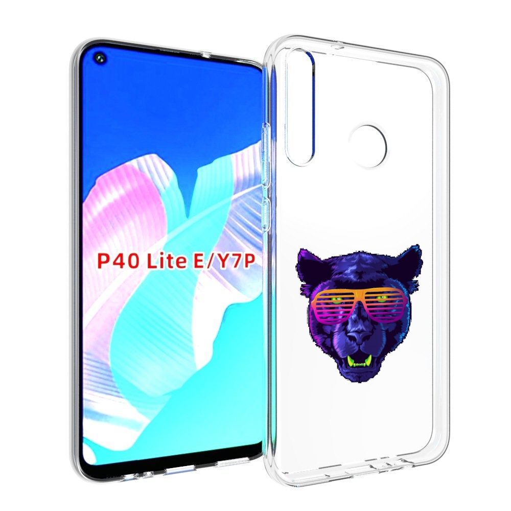 

Чехол бампер MyPads фиолетовая пума в очках для Huawei P40 Lite, Прозрачный, Tocco