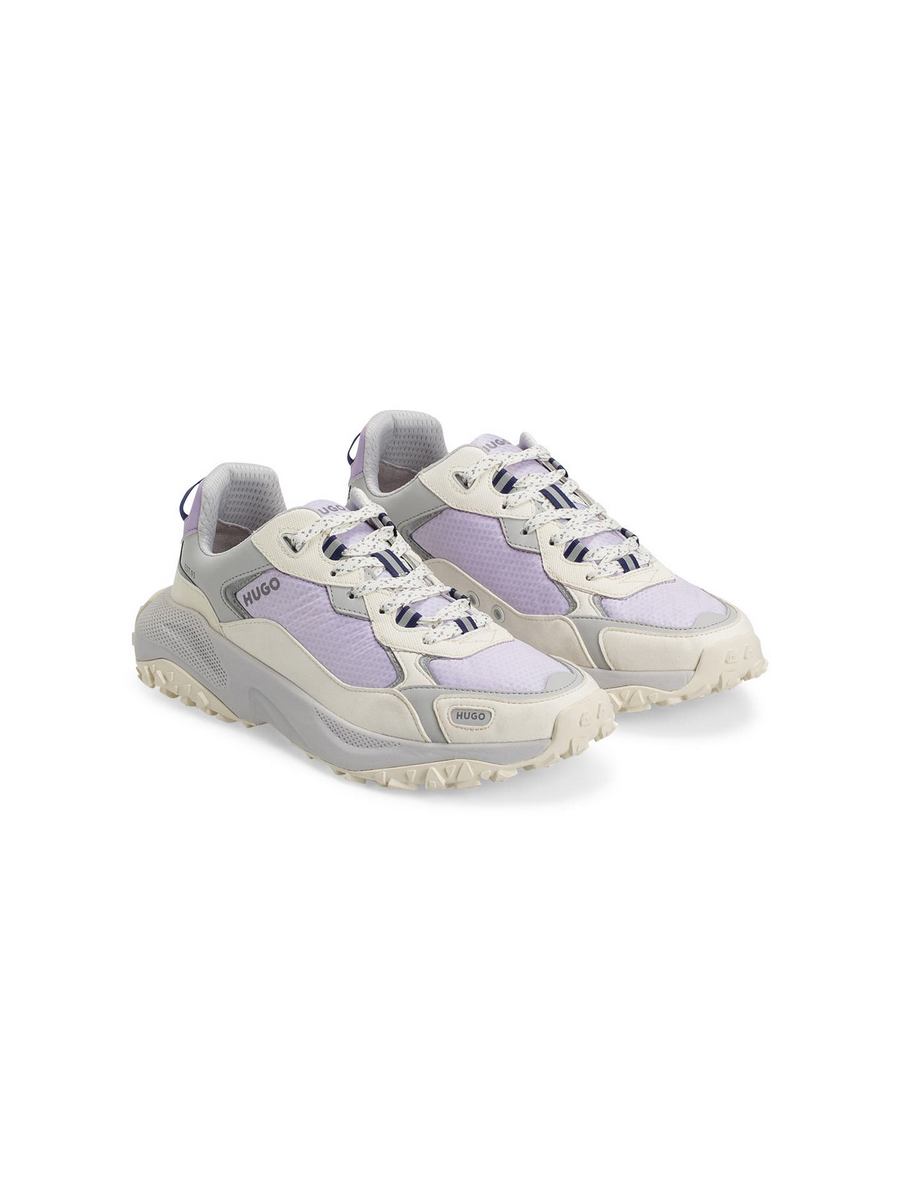 

Кроссовки женские HUGO BOSS 1400399 фиолетовые 40 EU, Фиолетовый, 001400399