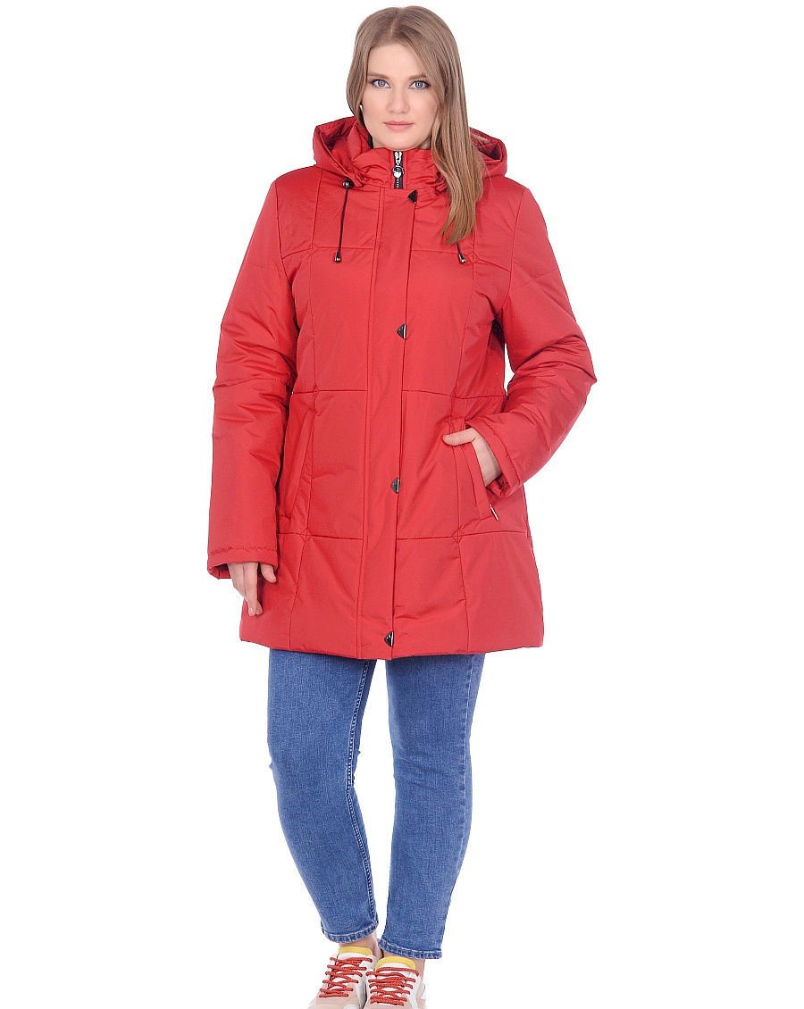

Куртка женская Maritta 22-4017-10 красная 46 EU, Красный, 22-4017-10