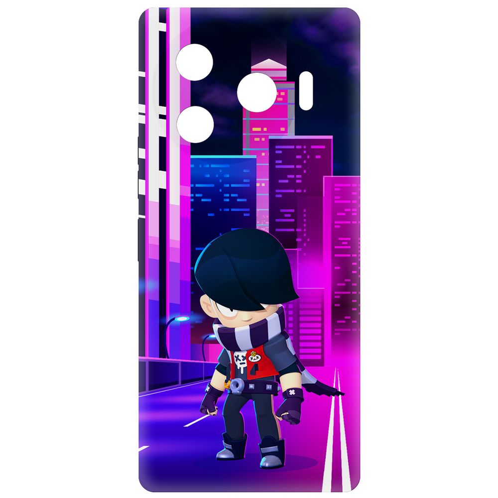 

Чехол-накладка Krutoff Soft Case Brawl Stars - Эдгар для TECNO Camon 30 Pro 5G черный