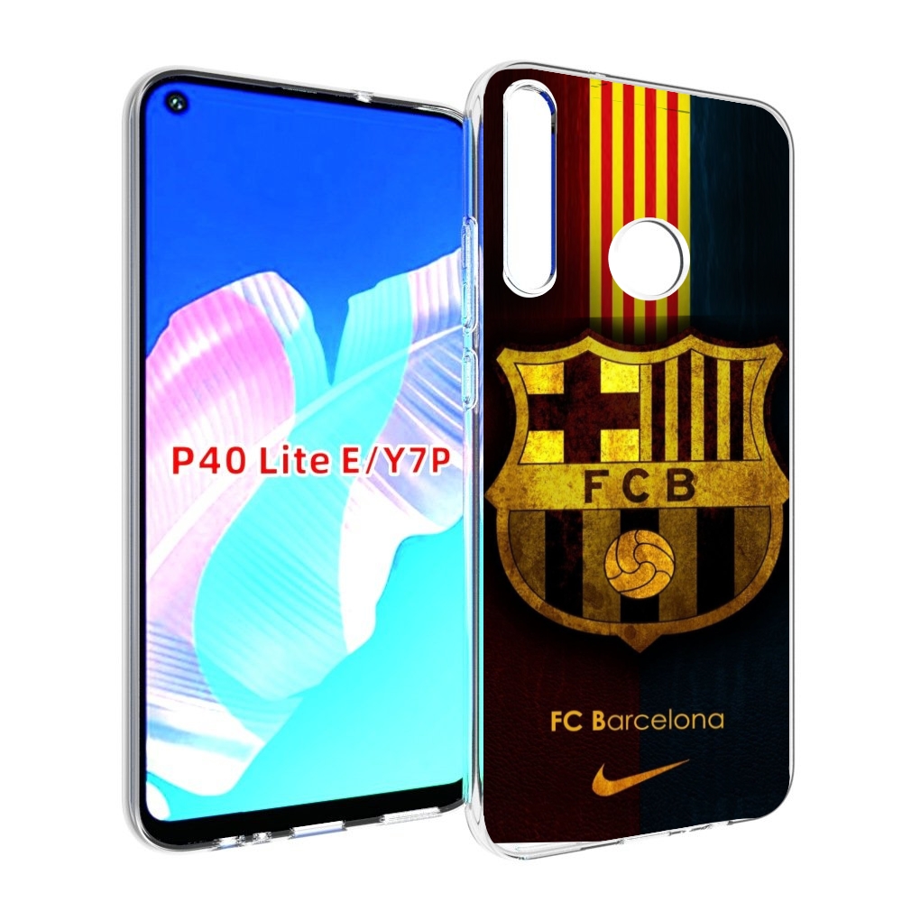 

Чехол бампер MyPads фк барселона мужской для Huawei P40 Lite E, Прозрачный, Tocco