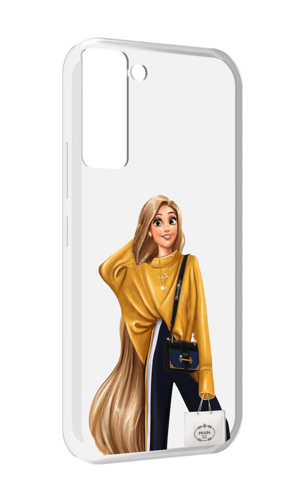 

Чехол MyPads модная-рапунсель женский для Tecno Pop 5 LTE / Pop 5 Pro, Прозрачный, Tocco