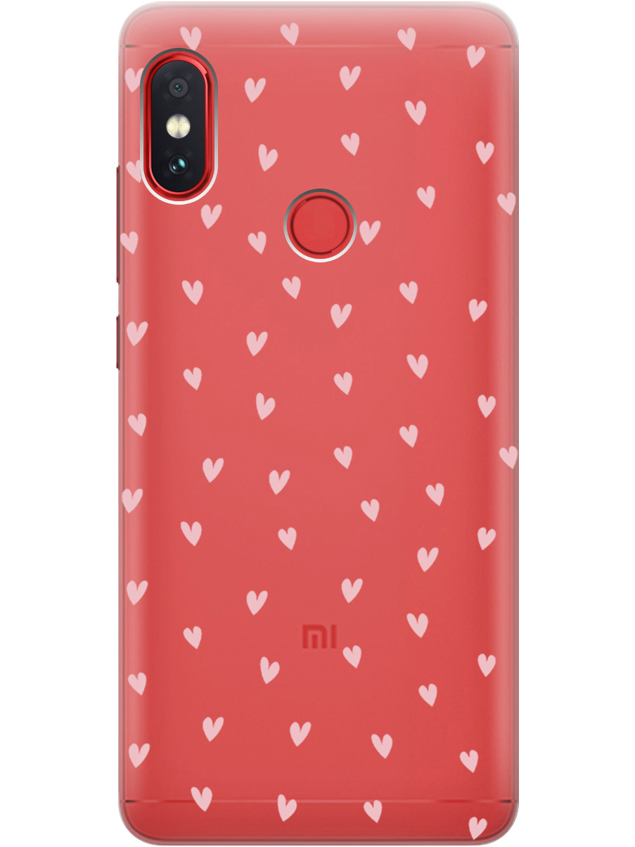 

Силиконовый чехол на Xiaomi Redmi Note 5 / Note 5 Pro с принтом прозрачный 872728, Прозрачный;розовый, 717568791