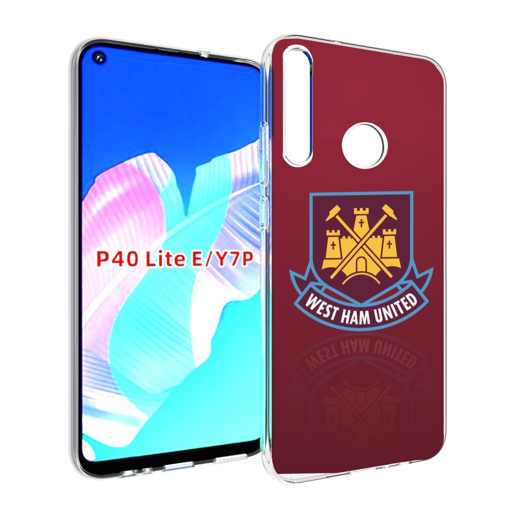 

Чехол бампер MyPads фк вест хэм мужской для Huawei P40 Lite E, Прозрачный, Tocco