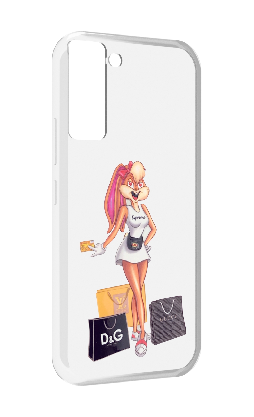 

Чехол MyPads модница-зайка женский для Tecno Pop 5 LTE / Pop 5 Pro, Прозрачный, Tocco