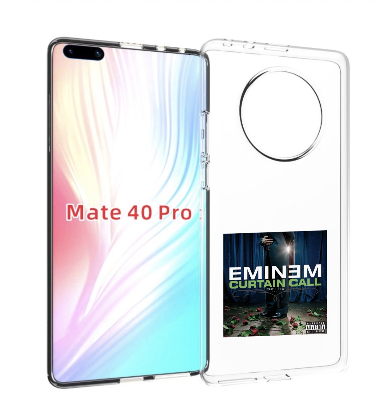 

Чехол MyPads Eminem CURTAIN CALL, THE HITS для Huawei Mate 40 Pro (NOH-NX9), Прозрачный, Tocco