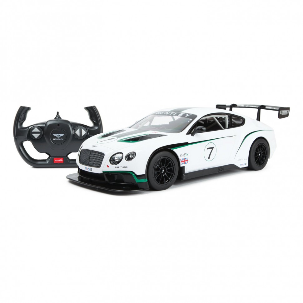 

Машина Rastar РУ 1:14 Bentley Contin.GT3 Белая