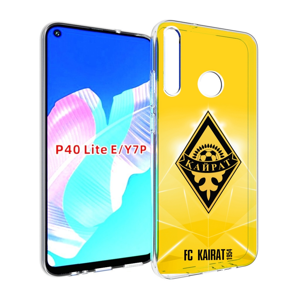 

Чехол бампер MyPads фк каират алматы для Huawei P40 Lite E, Прозрачный, Tocco