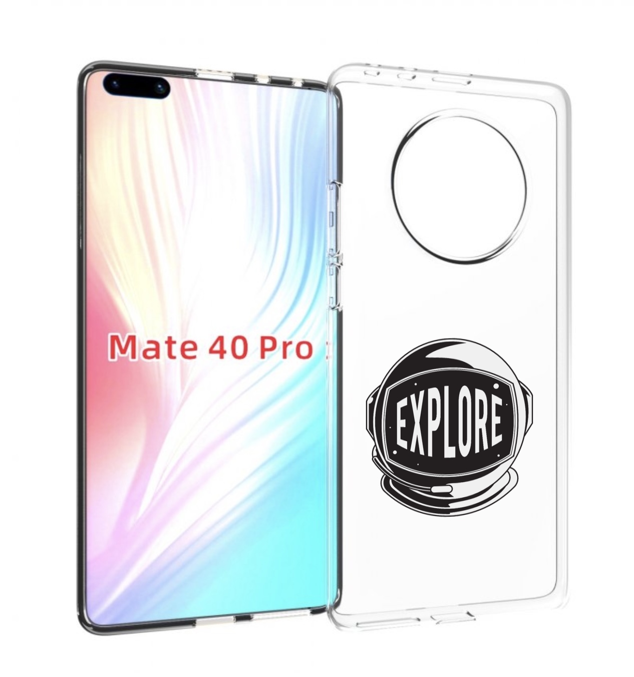 

Чехол MyPads Explore для Huawei Mate 40 Pro (NOH-NX9), Прозрачный, Tocco