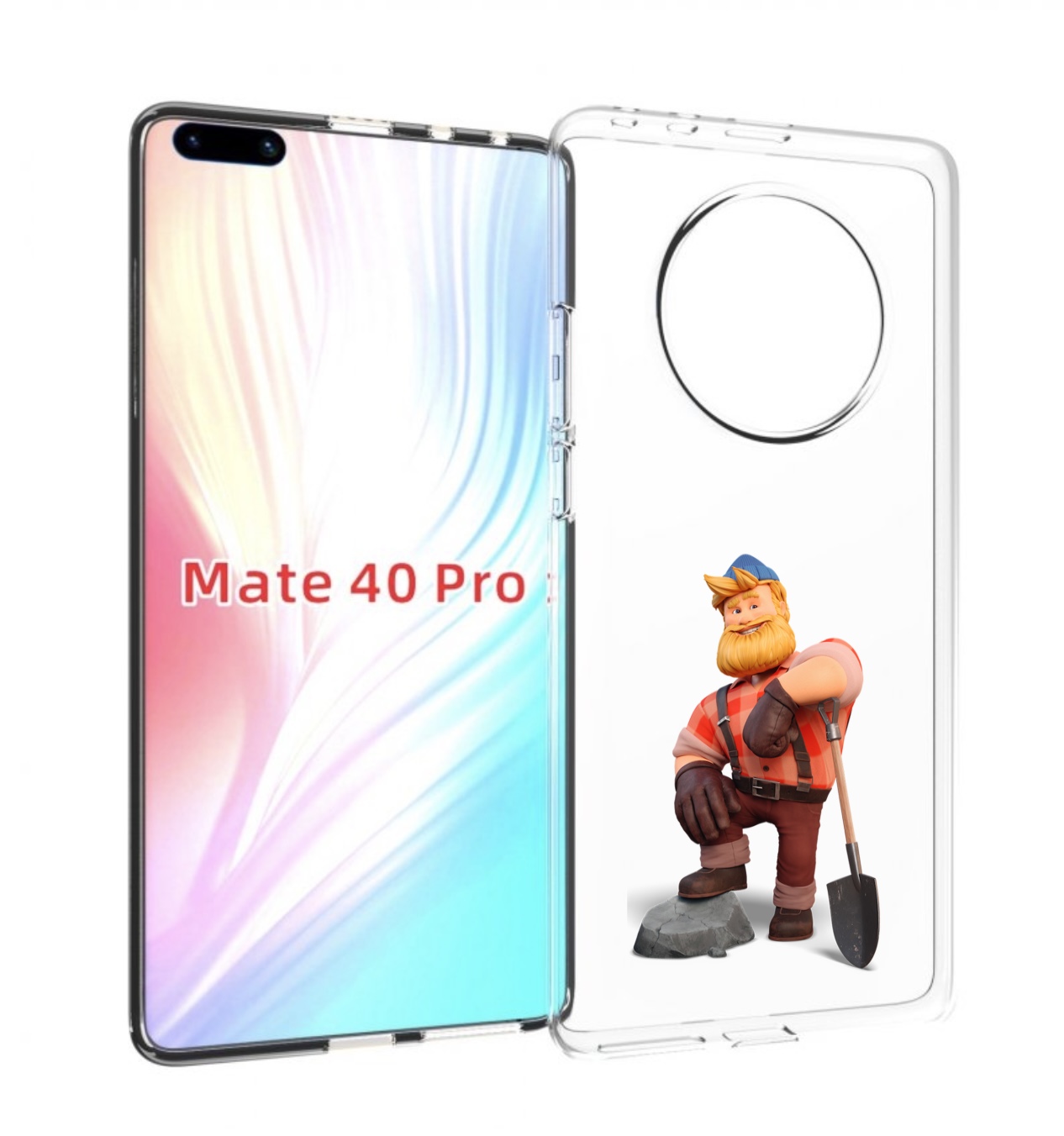 

Чехол MyPads FarmVille-2 для Huawei Mate 40 Pro (NOH-NX9), Прозрачный, Tocco