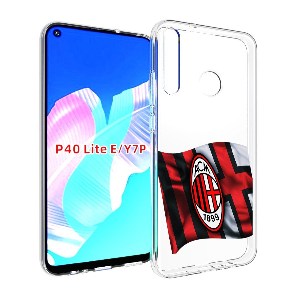 Чехол бампер MyPads фк милан мужской для Huawei P40 Lite E