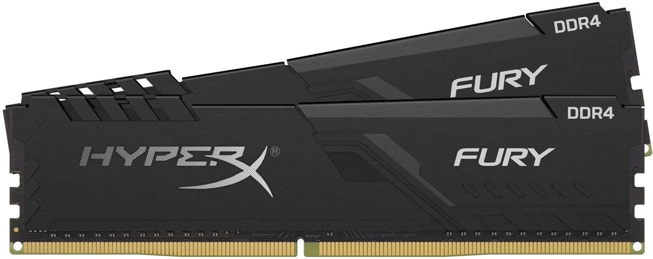 

Оперативная память Kingston HyperX FURY Black HX426C16FB4K2/32 DDR4 32GB, HyperX FURY Black