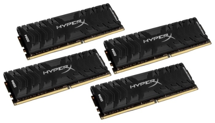 

Оперативная память Kingston HyperX Predator Black HX430C15PB3K4/64 DDR4 64GB, HyperX Predator