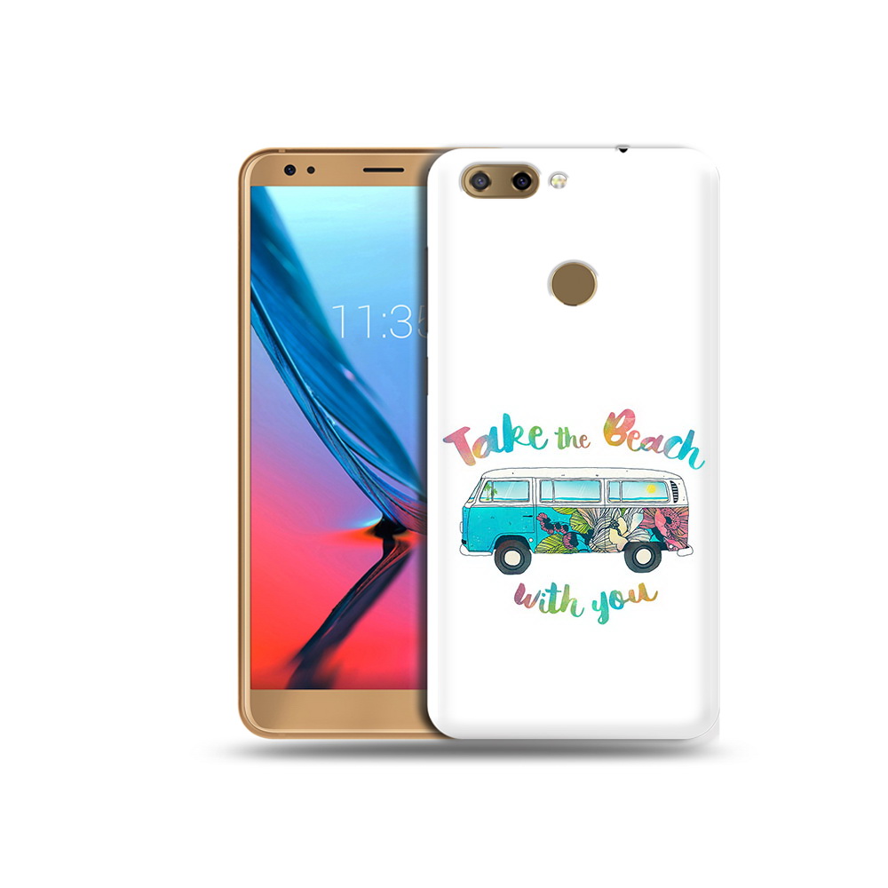

Чехол MyPads Tocco для ZTE Blade V9 Хиппи автобус (PT106427.464.190), Прозрачный, Tocco