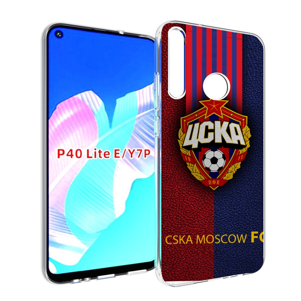 

Чехол бампер MyPads фк цска для Huawei P40 Lite E, Прозрачный, Tocco