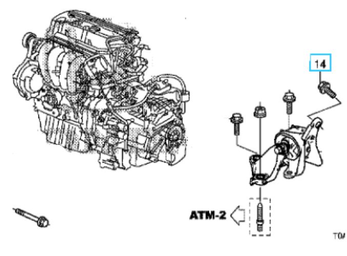 

Болт фланец 12X35, HONDA, Оригинал, 1 шт., 1