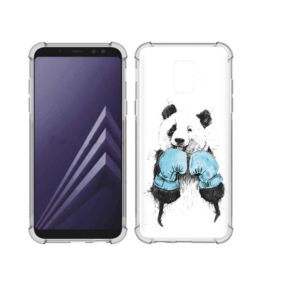 Чехол MyPads Tocco для Samsung Galaxy A6 (2018) панда боксер (PT111558.582.531)