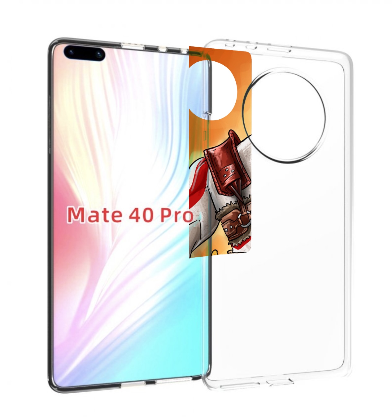 

Чехол MyPads God of War для Huawei Mate 40 Pro (NOH-NX9), Прозрачный, Tocco