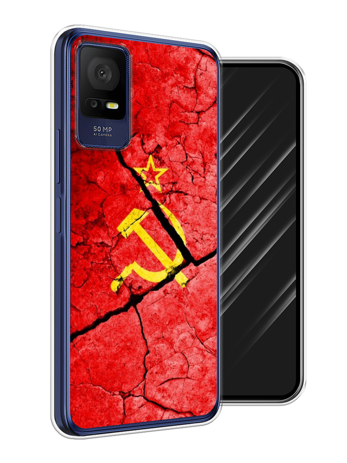 

Чехол Awog на TCL 408 "СССР", Красный;черный;желтый, 291350-5