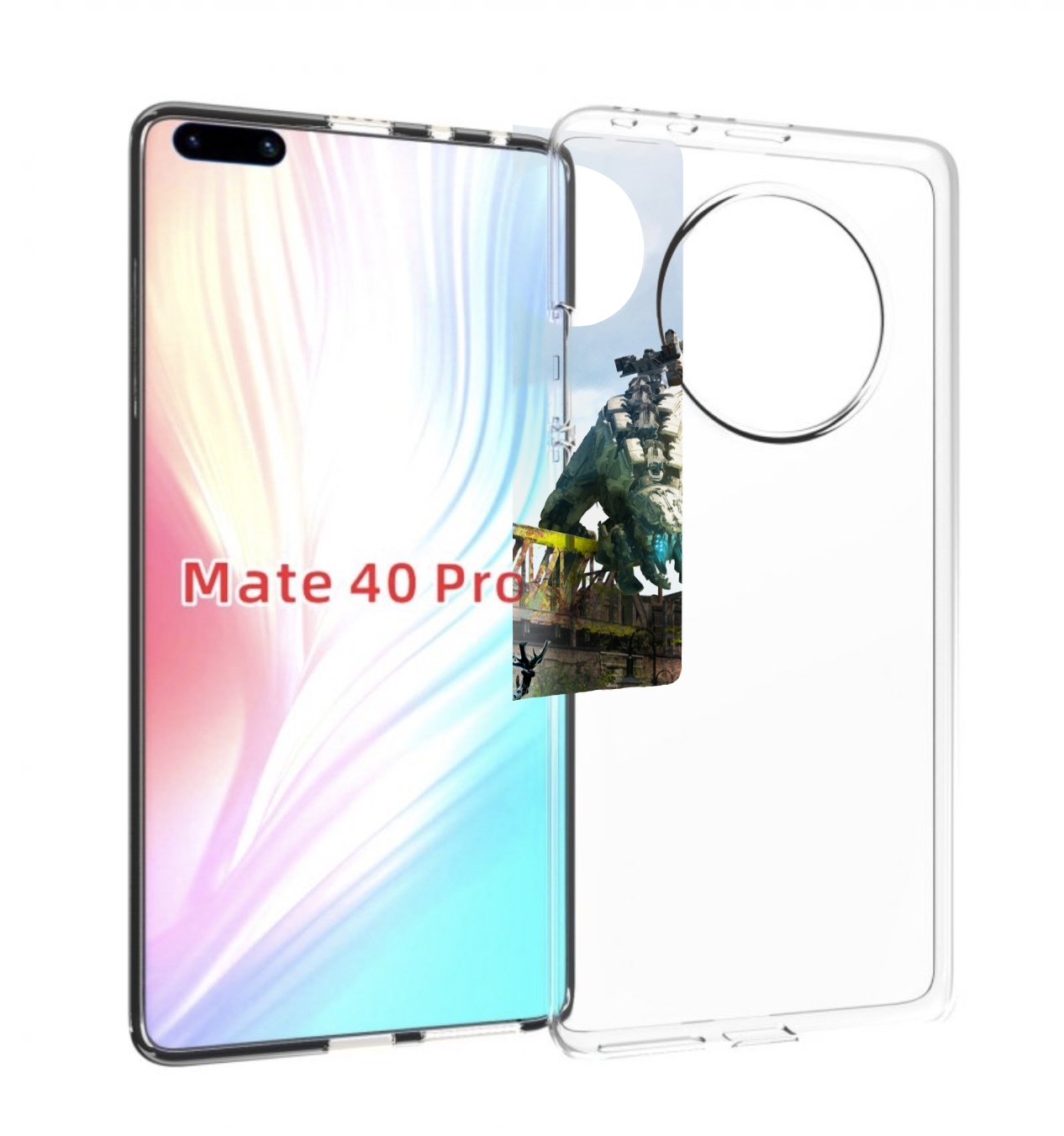 

Чехол MyPads Horizon Zero Dawn для Huawei Mate 40 Pro (NOH-NX9), Прозрачный, Tocco