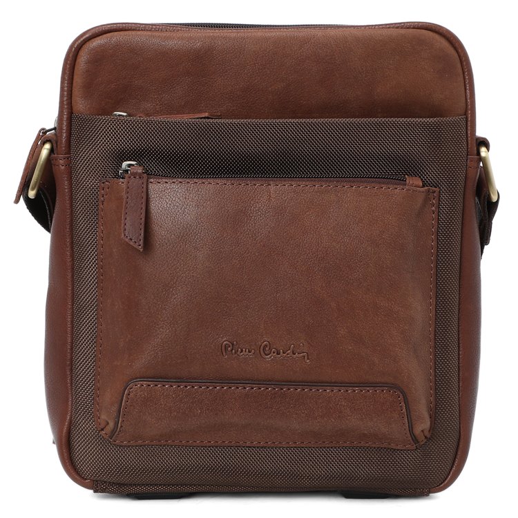 

Сумка планшет мужская Pierre Cardin 28006 красно-коричневая, Коричневый, 28006