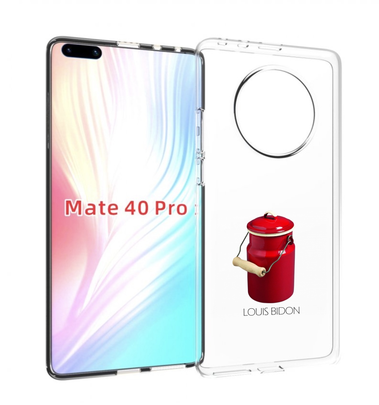 

Чехол MyPads Louis-bidon для Huawei Mate 40 Pro (NOH-NX9), Прозрачный, Tocco