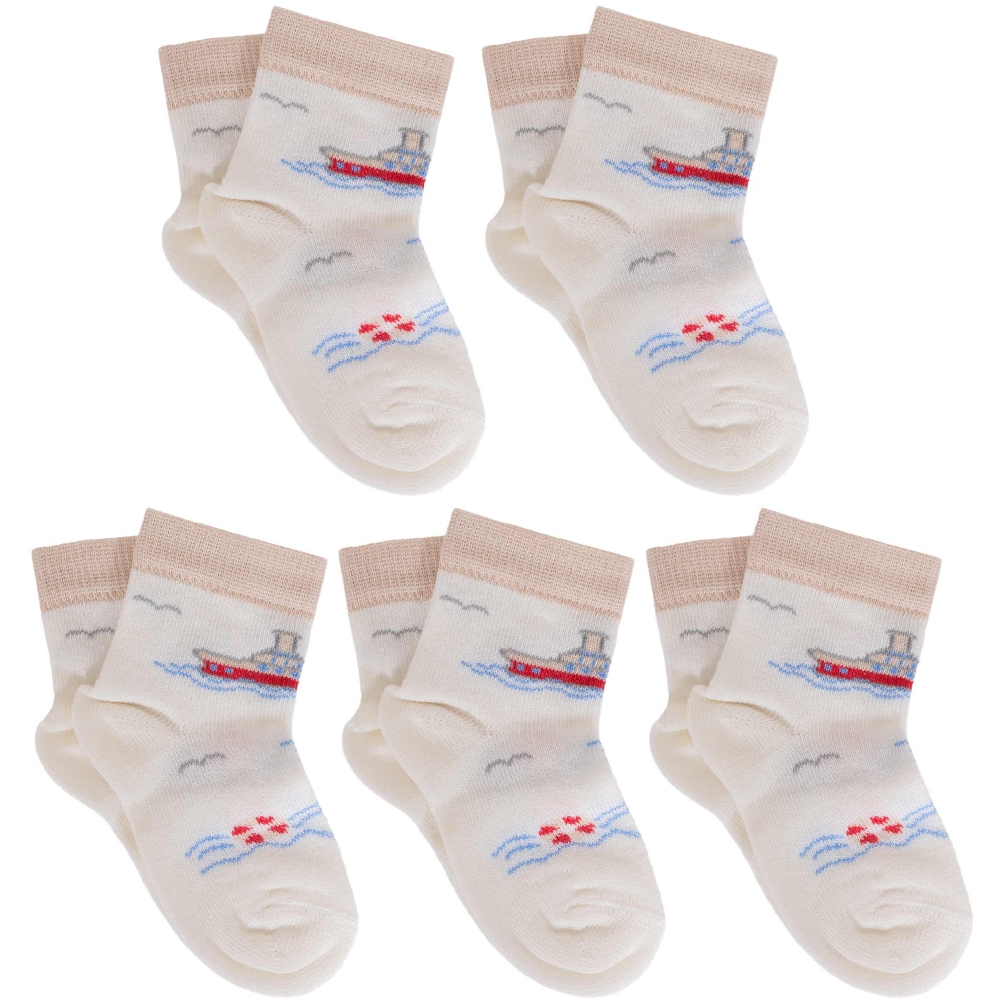 

Носки детские LorenzLine 5-Л87, кремовые, 8-10, Бежевый, 5-Л87