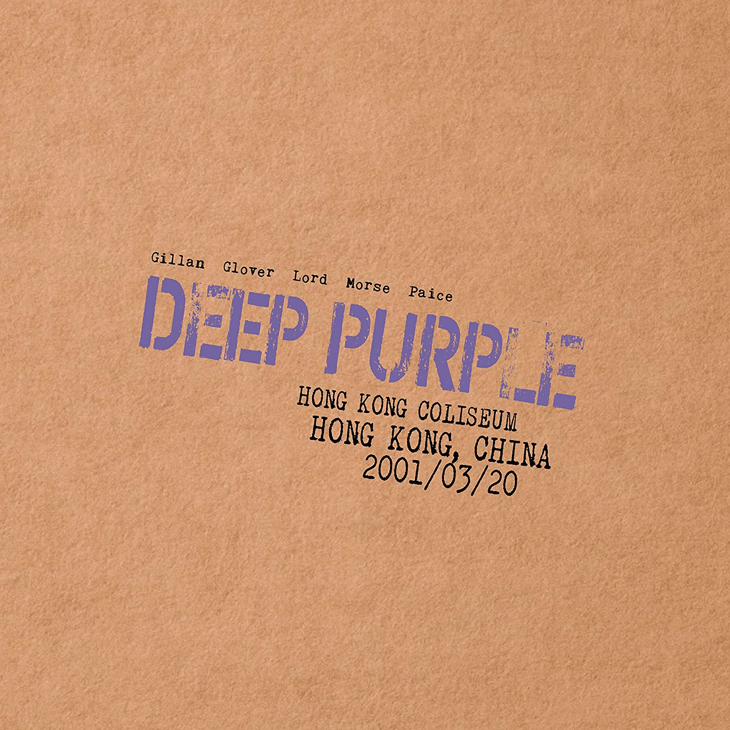 фото Deep purple live in hong kong 2001 (purple marbled) (3lp) мистерия звука