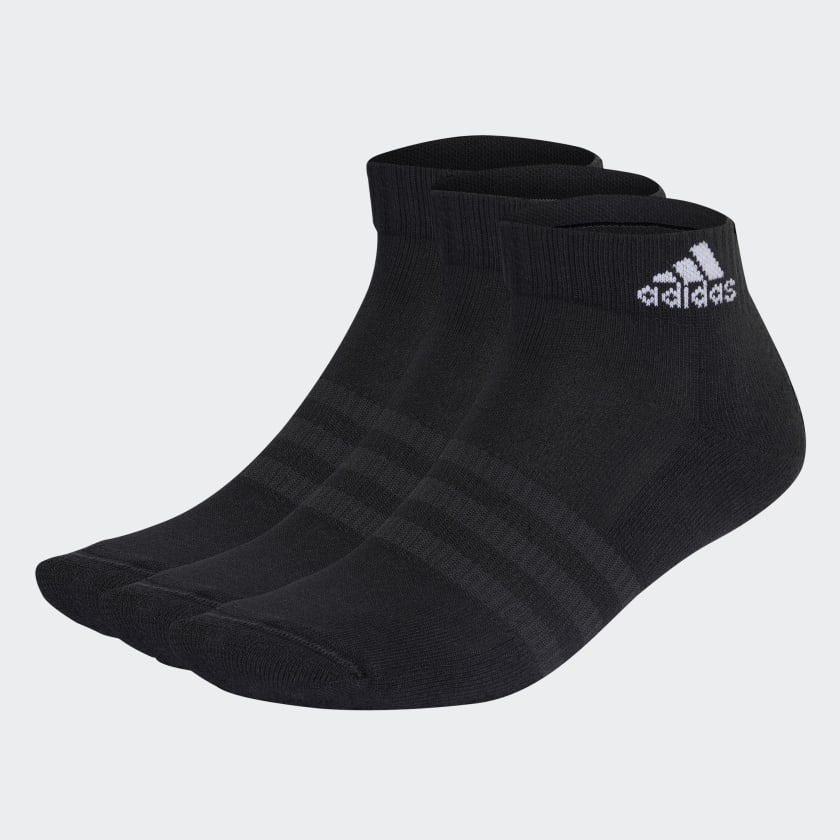 

Комплект носков мужских adidas Cushioned Sportswear Ankle Socks 3 Pairs черных S, Черный, Cushioned Sportswear Ankle Socks 3 Pairs