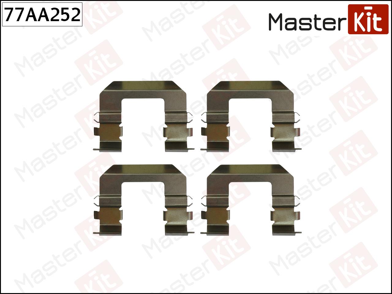 

Комплект Установочный Тормозных Колодок Masterkit 77aa252 77aa252 Hyundai Coupe 03-98->08