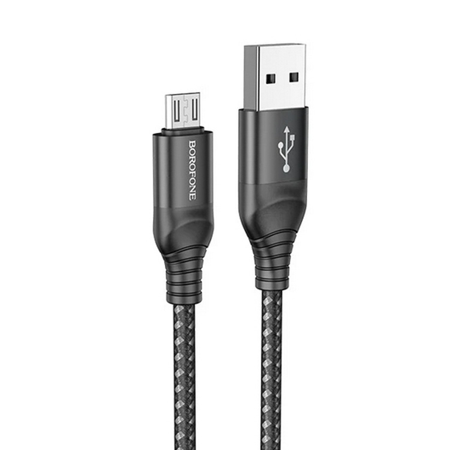 фото Дата-кабель usb универсальный microusb borofone bx56 (черный) basemarket