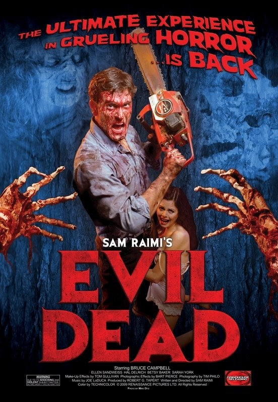 

Постер к фильму "Зловещие мертвецы" (The Evil Dead) Оригинальный 68,6x101,6 см