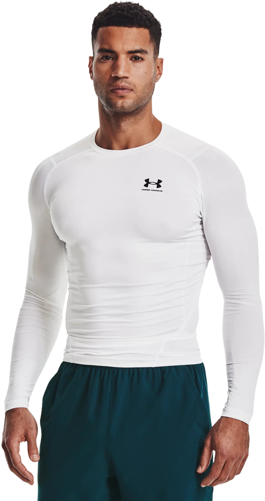

Лонгслив мужской Under Armour HG Comp LS Tee белый XS, HG Comp LS Tee