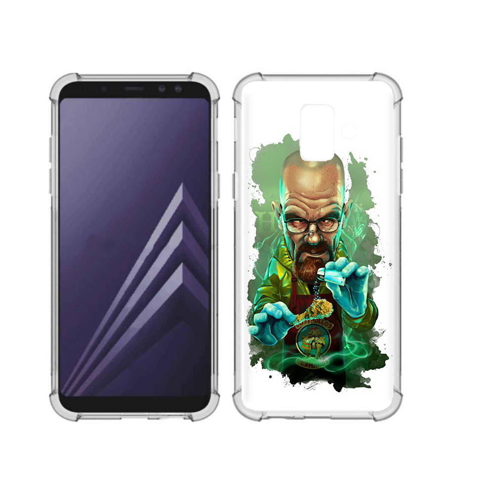 

Чехол MyPads Tocco для Samsung Galaxy A6 (2018) повар (PT111558.582.546), Прозрачный, Tocco