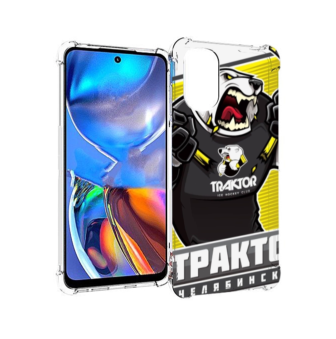

Чехол MyPads хк трактор челябинск для Motorola Moto E32, Прозрачный, Tocco