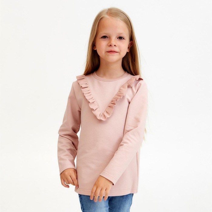 

Лонгслив детский KAFTAN П00000560, розовый, 110, Basic line-2