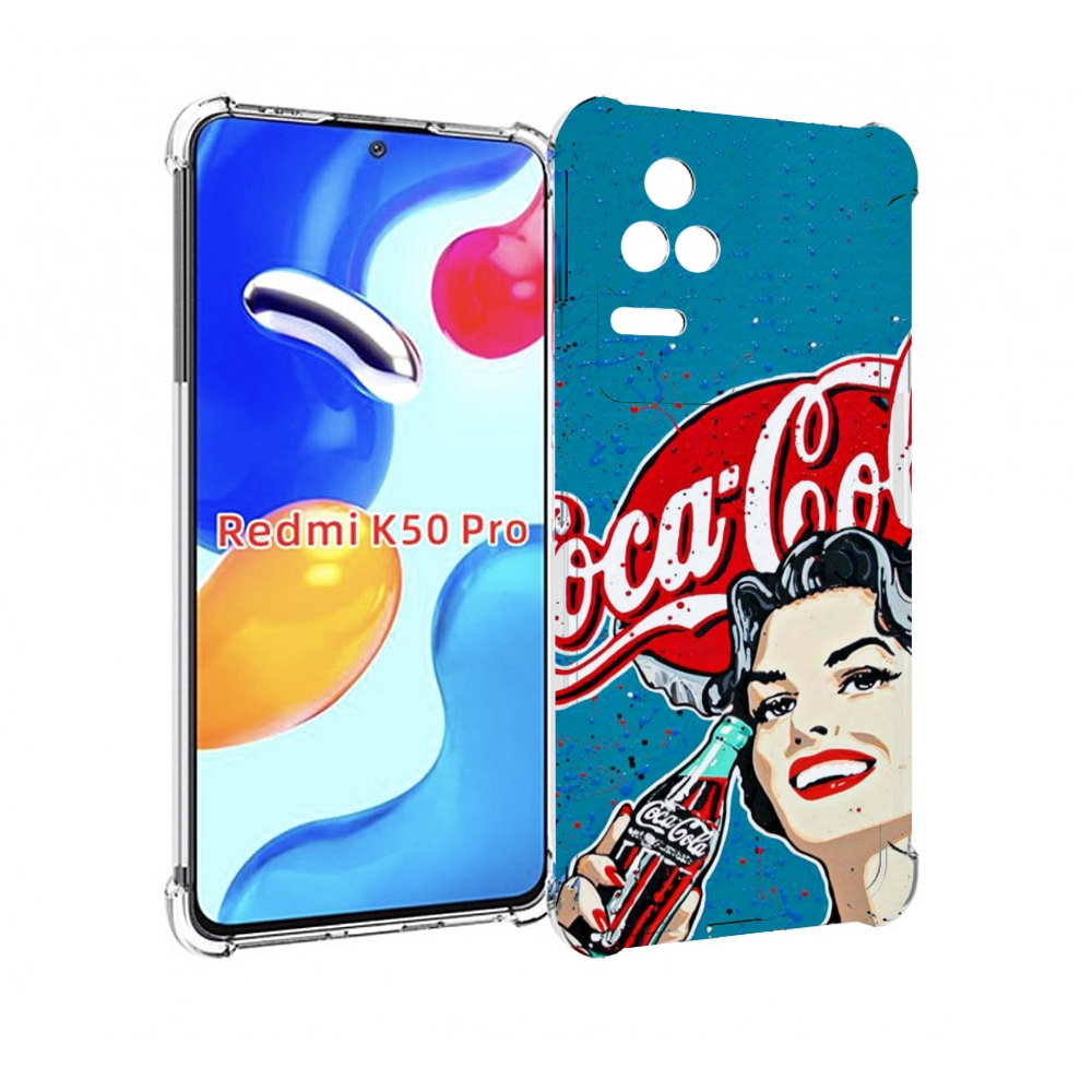 

Чехол MyPads вкусная кола картинка для Xiaomi Redmi K50/K50 Pro, Прозрачный, Tocco