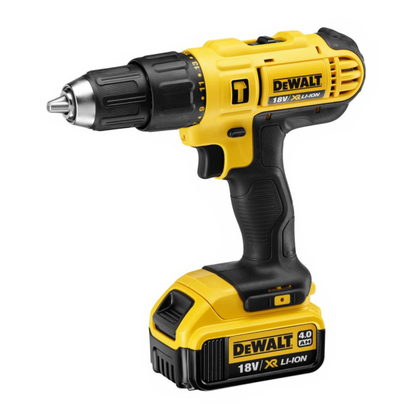 фото Аккумуляторная ударная дрель-шуруповерт 18в dewalt dcd776d2, кейс, 18в xr, 2 акб 2 ач